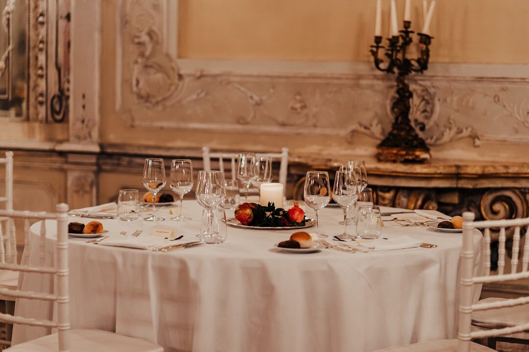 wedding reception dinner